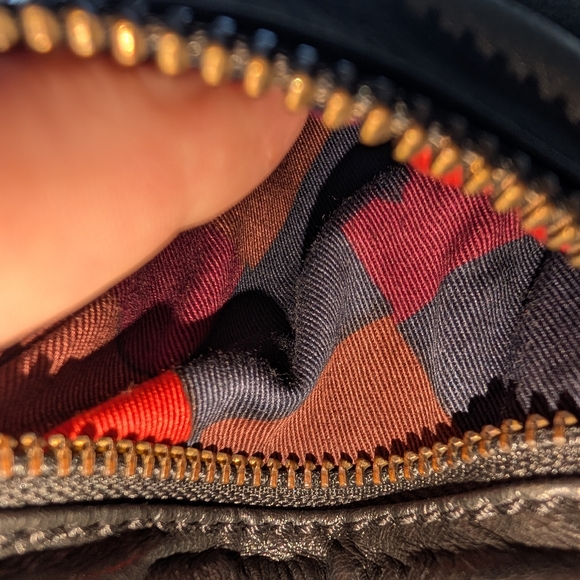 Marc by Marc Jacobs Black Leather Satchel with Drop Handles and Gold Hardware - Picture 12 of 14